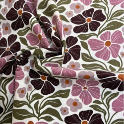 Tissu velours milleraies...