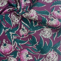Tissu coton Block Print...
