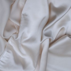 Tissu satin duchesse Beige...