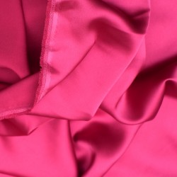 Tissu satin duchesse fuchsia