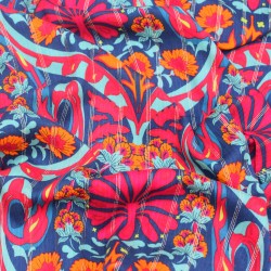 Tissu viscose à fil lurex...