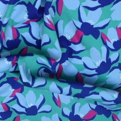 Tissu satin cde coton à...