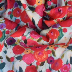 Tissu satin de viscose...