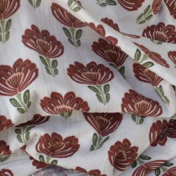 Tissu Double gaze de coton...