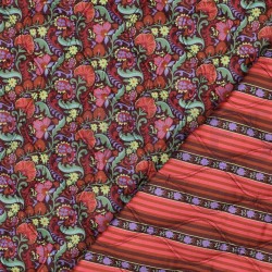 Tissu Matelassé Réversible...