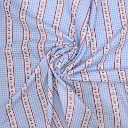 Tissu Double Gaze de coton...