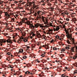 Tissu velours milleraies...