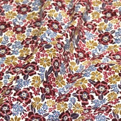 Tissu milleraies fleuri-...