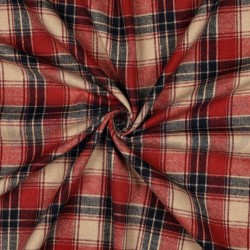 Tissu écossais bûcherons...
