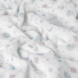 Tissu Nicky velours - motif...