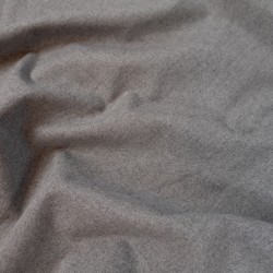 Tissu Flanelle sergé- gris