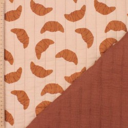 Tissu double gaze de coton...