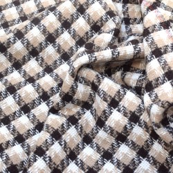 Tissu tweed à carreaux...