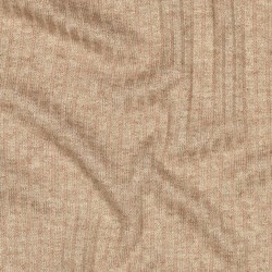 Tissu maille tricot beige à...
