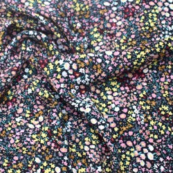 Tissu popeline viscose à...