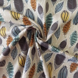 Coton  feuillage / réf T49780