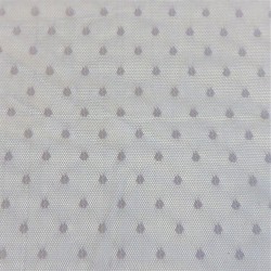 Tissu tulle plumetis : 44632