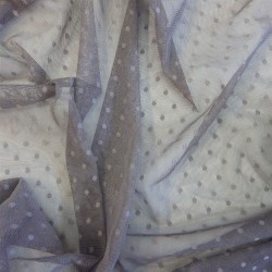 Tissu tulle plumetis : 44632