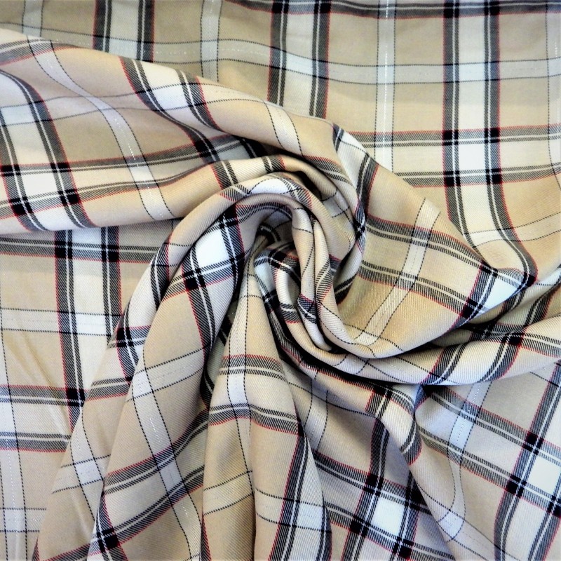 Tissu écossais lurex : 44700