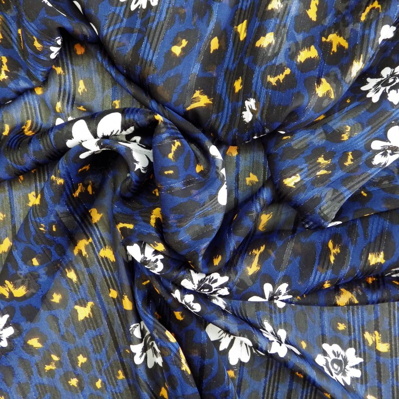 Tissu voile à lurex : réf V 45892