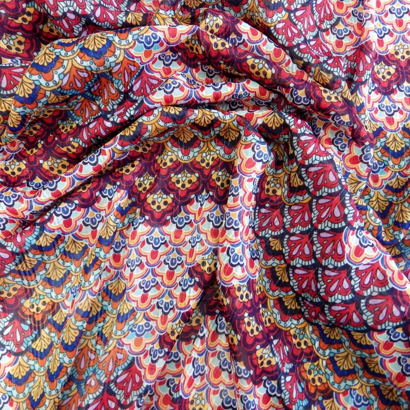 Tissu voile à fils lurex:  V 57029
