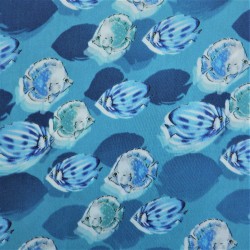 Tissu viscose marin : 57927