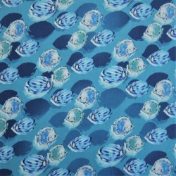 Tissu viscose marin : 57927
