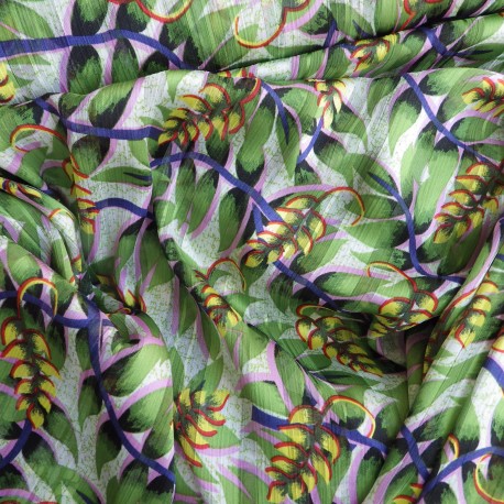 Tissu voile à fils lurex : 58018