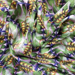 Tissu voile à fils lurex : 58018