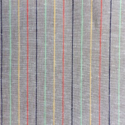 Tissu lin coton rayé : 58021