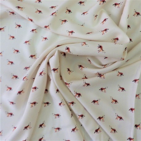 Tissu viscose "  drawing"   21373