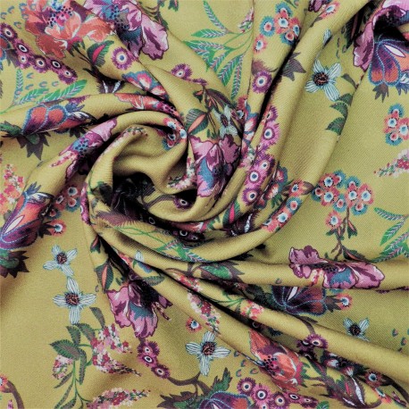 Tissu viscose sergé
