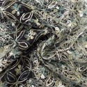Tissu étamine hollandaise brodée :  21505