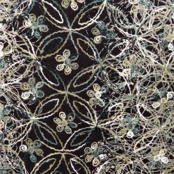 Tissu étamine hollandaise brodée :  21505