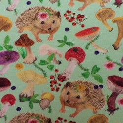 Tissu sweat forest : 21515