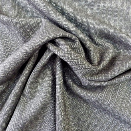Tissu chevrons gris :  22811