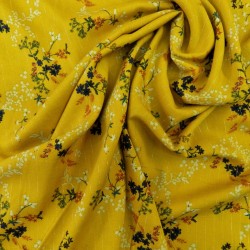 Tissu viscose à fils lurex : 22837 : 14.50€ le mètre