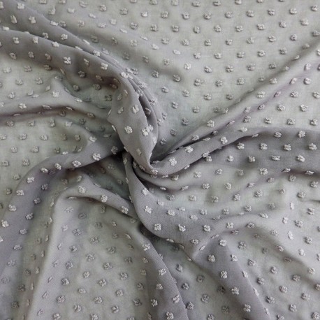 Tissu voile plumetis : 22861 / 8.50€ le m