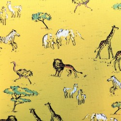 Tissu jersey coton " SAFARI IN AFRICA" : 22865 : 16.30€ le m