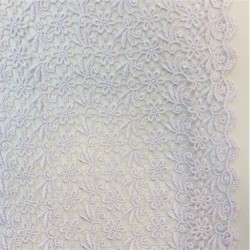 Tissu dentelle guipure / réf : 22875