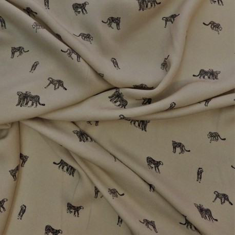Tissu viscose jungle  : 12657