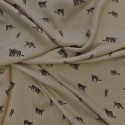 Tissu viscose jungle  : 12657