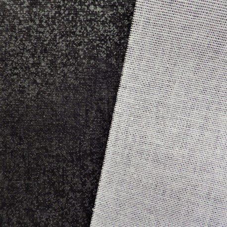 Entoilage thermocollant tissé lourd " noir ou blanc"