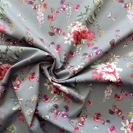 Tissu sergé coton extensible : 12227