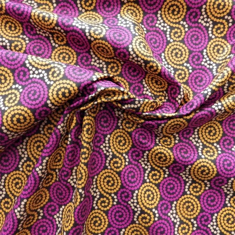 Tissu coton style wax : 22947