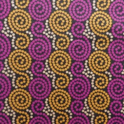 Tissu coton style wax : 22947
