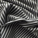 Tissu coton à rayures argentés : 22991