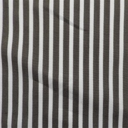 Tissu coton à rayures argentés : 22991