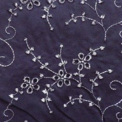 Tissu broderie anglaise coton : 12365
