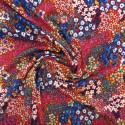 Tissu crêpe viscose à fil argenté : 23547